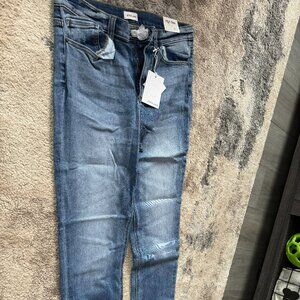 Women's Sneak Peek frayed jeans high rise size 13/31